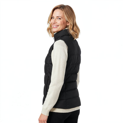 FrostGuard Gilet chauffant SmartHeat – Vue de face Noir